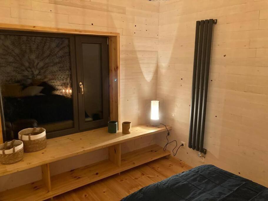Gemuetliches Holzhaus Am See Warin Buitenkant foto