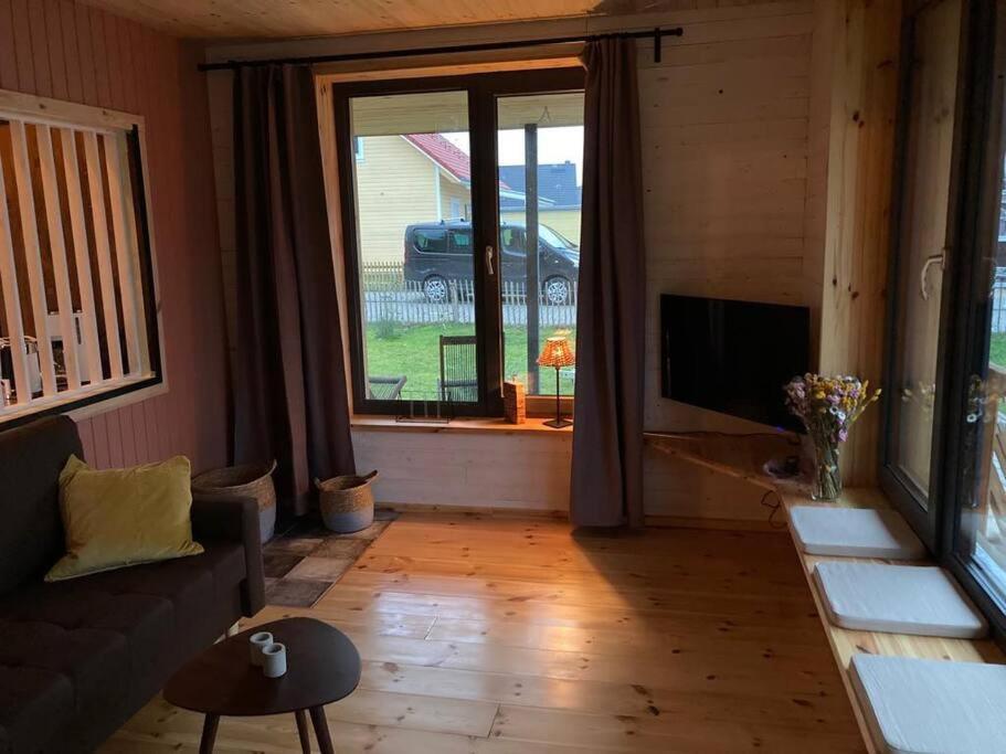 Gemuetliches Holzhaus Am See Warin Buitenkant foto